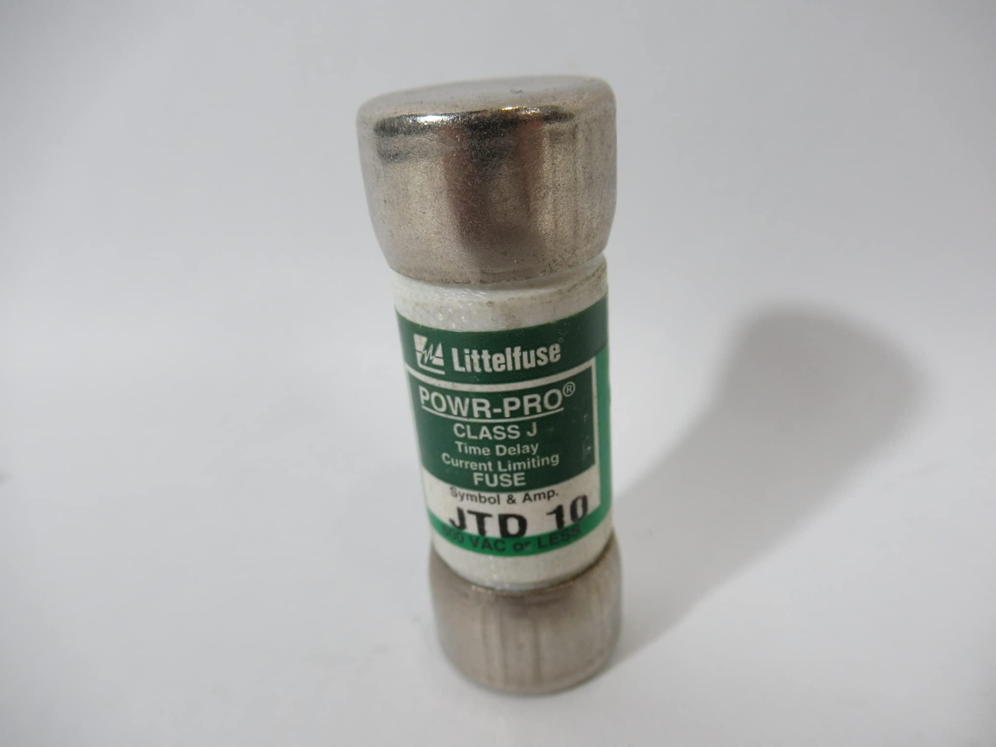 LITTELFUSE JTD-10 10 AMP, 600 V, Cartridge Type, Fuse, TIME DELAY