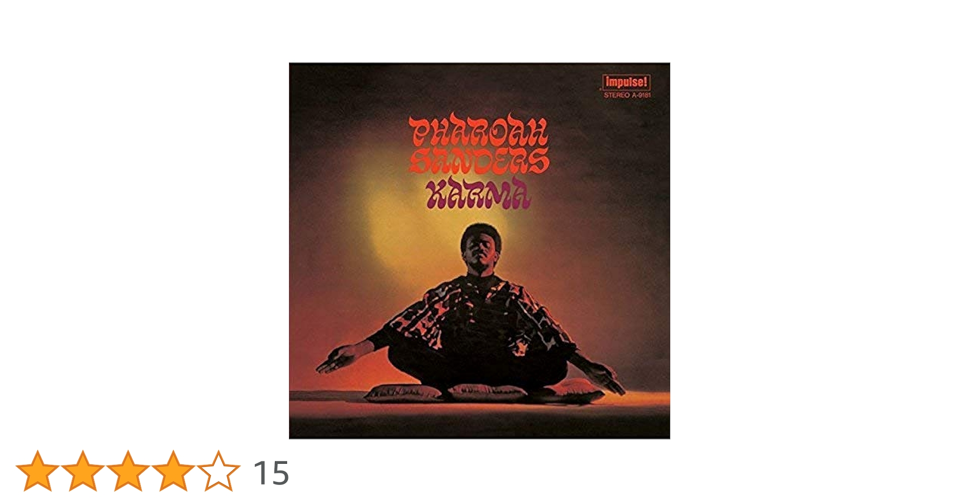 ファラオ・サンダース　カルマ　アコースティック・サウンズ　高音質・重量盤LP Karma (LP)/PHAROAH SANDERS/ファラオ・サンダース