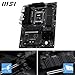 MSI PRO B850-S WIFI6E Motherboard, ATX - Supports AMD Ryzen 9000/8000 / 7000 Processors, AM5 - DDR5 Memory Boost (8200+ MT/s OC), PCIe 4.0 x16, M.2 Gen5, Wi-Fi 6E, 2.5G LAN