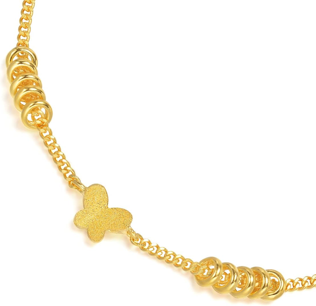 CHOW SANG SANG 999.9 24K Gold Essence Price-by-Weight 5.24g Gold Bracelet 50737B