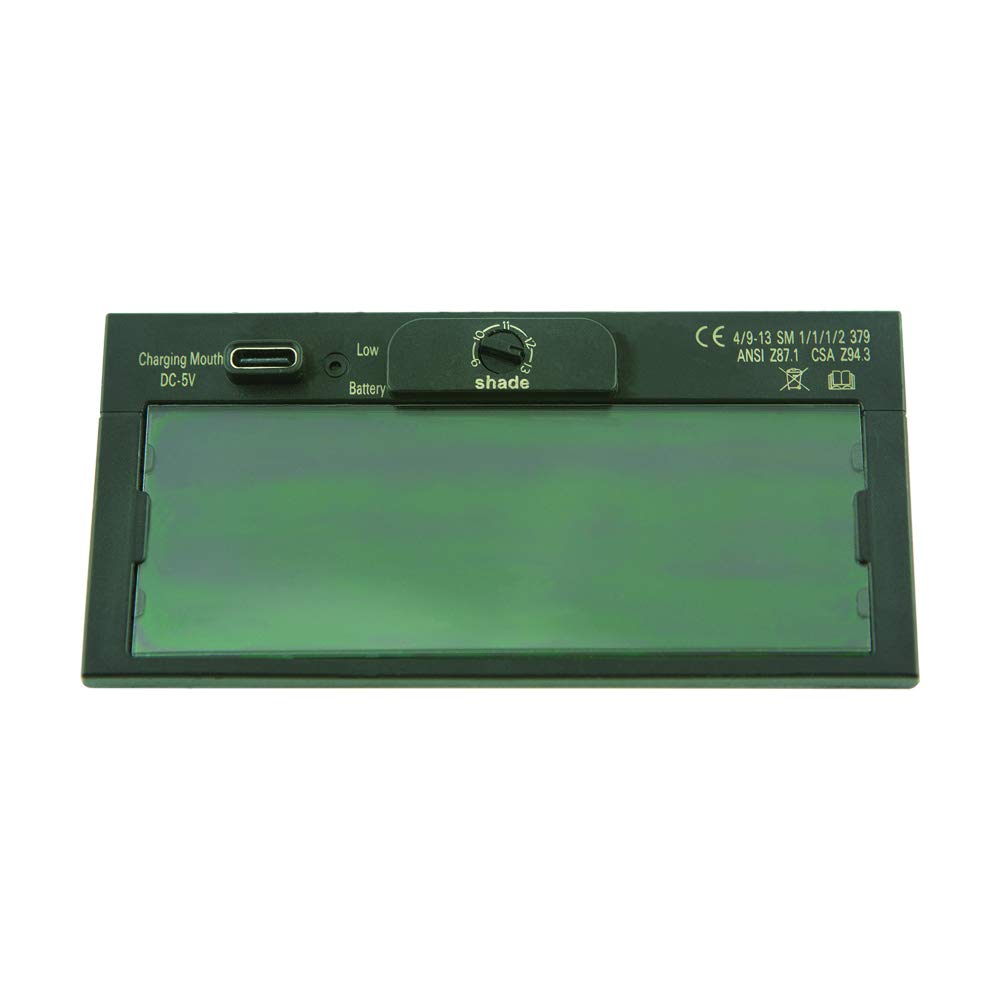 Jackson SafetySmartweld ADF, USB-C Rechargeable, Shade 4/9–13, 2" x 4.25", 46411