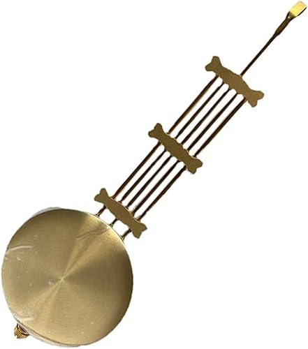 Reloj de pared de péndulo con movimiento retro de cuarzo, péndulo oscilante, accesorios de repuesto, péndulo silencioso de aluminio para sala de