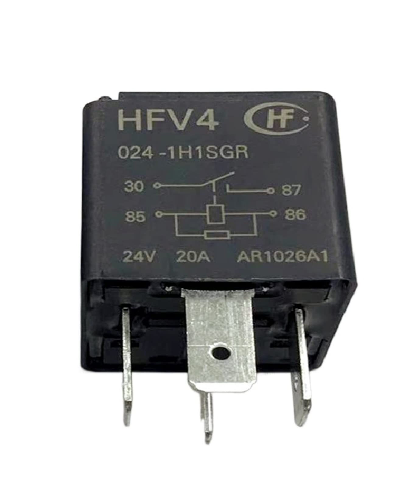 Relais HFV4 024-1H1SGR 24V avec 4 broches conductrices haute performance