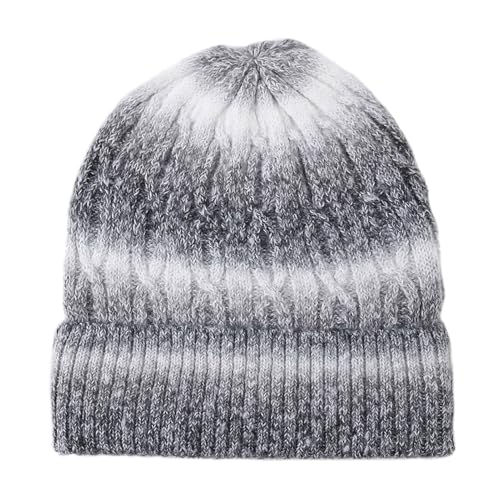 Bonnet arc-en-ciel à revers, le cadeau d'hiver parfait