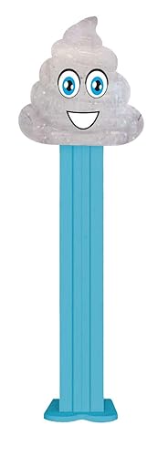 Pez Poop - Dispensador de dulces de emoji, dispensador de emojis con purpurina y repuestos de caramelos, recuerdos de fiesta de emojis, bolsas de