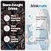 DrinkMate Sparkling Water and Soda Maker, Carbonates ANY Drink, Includes One 1L and One 0.5L Re-usable BPA-free Carbonating Bottles, 60L CO2 Cylinder and Patented Fizz Infuser, Matte Black