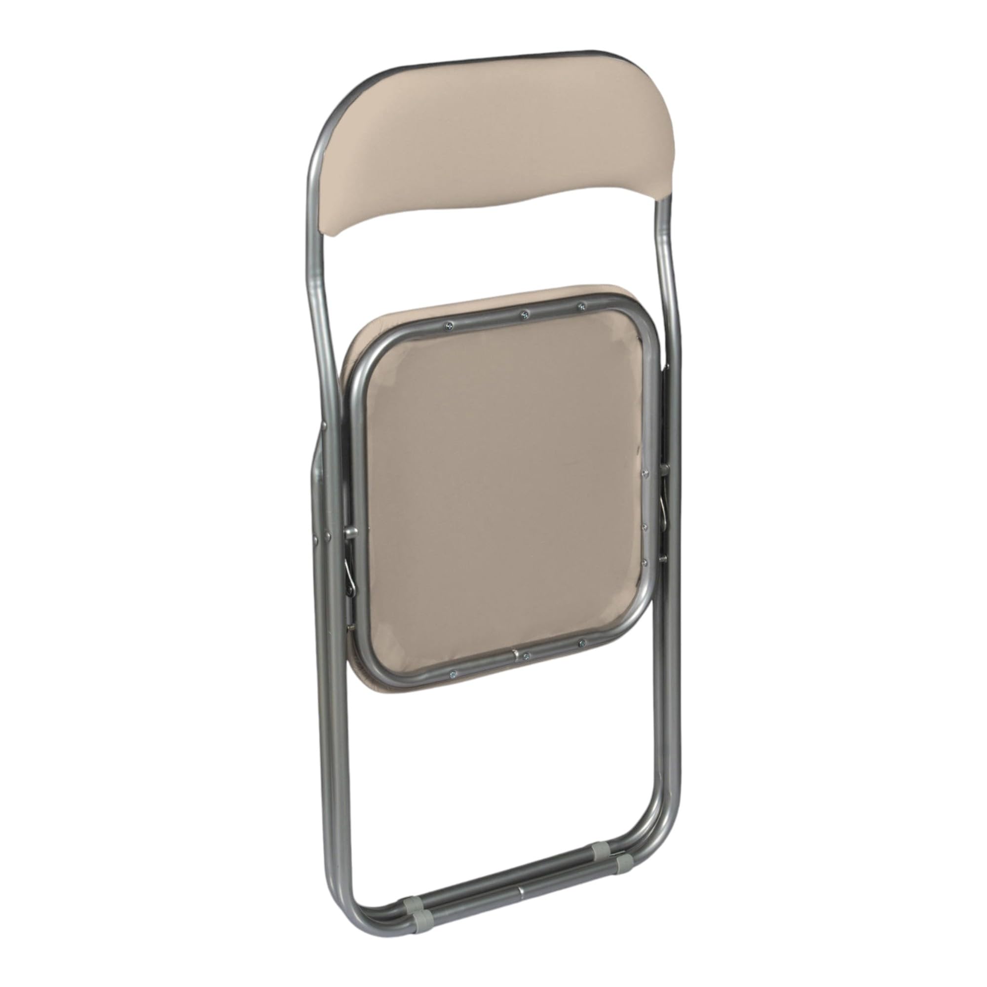 Dmora Ensemble de six chaises pliantes, couleur sable, Mesures 43 x 47 x 78 cm