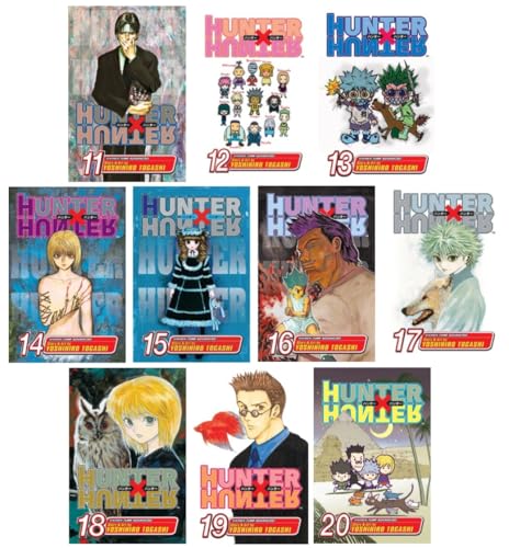 Hunter x Hunter Manga Series 10-Book Collection Set II (Vol. 11–20) – Yorknew City & Greed Island Arcs of Gon's Epic Adventure