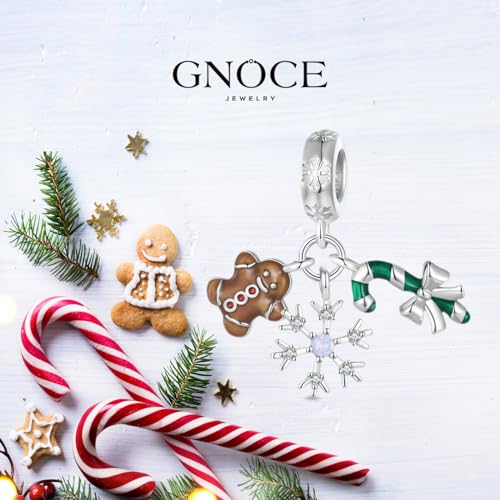 Image of GNOCE Christmas Charm Sterling Silver Pendant Bead