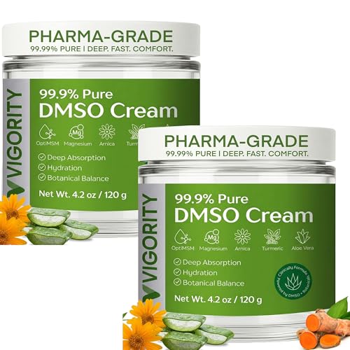Vigority 99.9% Pure DMSO Cream 2 Pack