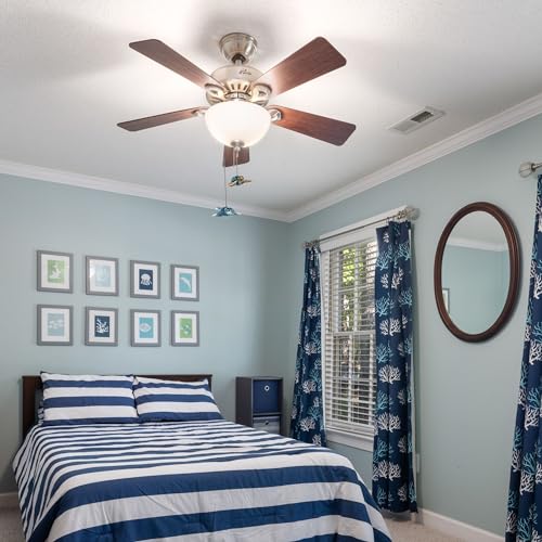 Bestgiftever Ceiling Fan And Light Fixtures Pull Chain Extender With Decorative Sea Turtle Duo Accents - Nautical Pull Chain Ornament For Coastal Decor And Marine Life Enthusiasts  thumb #4