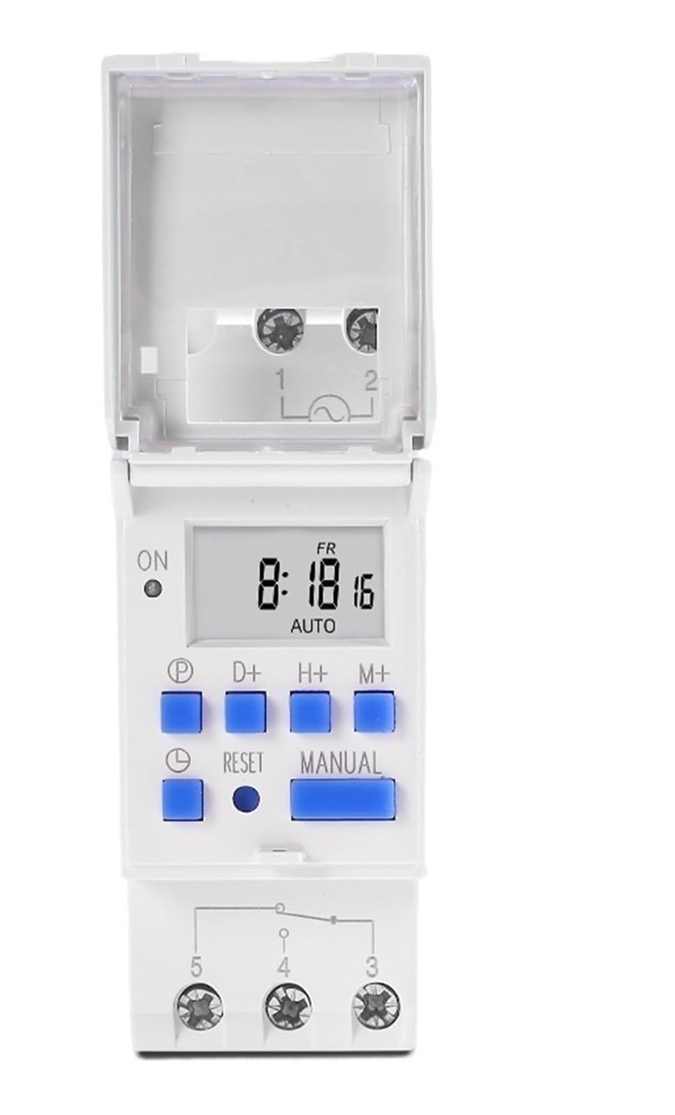 Thc15a 7 Days Programmable Digital Timer Switch Relay Control 220V 230V 6A 10A 16A 20A 25A 30A Electronic Weekly digital(110V)