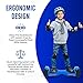Emaxusa Hoverboard - 6.5'' Wheels Electric Self Balancing Scooter with Bluetooth Speaker and LED Lights - UL Safety Certified (Blue)