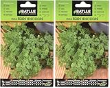 Semillas Batlle Perejil RIZADO VERDE OSCURO (Paquete de 2)
