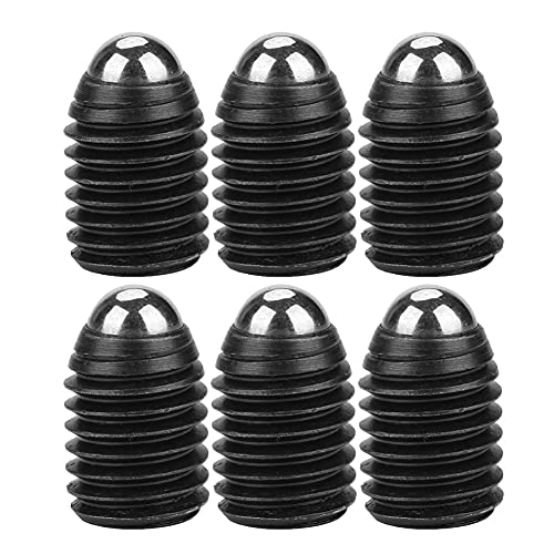 10 Sztuk M12 Gwintowane Gniazdo Sześciokątne Ze Stali Węglowej, Zestaw Tłoczków Sprężynowych M12 x 16 mm, Wkręt z Nakrętką Samohamującą dla Łączników Metalowych