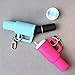 BIDEX Mini Tumbler Keychain for Stanley Cup – 3 Inch Portable Cup Holder Keyring for Lip Balm, Backpack, Purse, or School Bag – Cute PLA Accessory in 6 Colors (Blue)