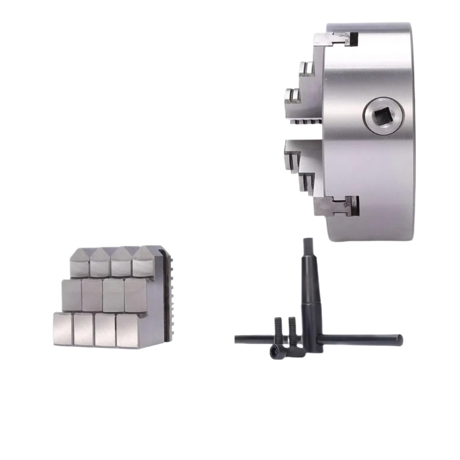K12 4-Jaw Lathe Chuck 80-130mm Self-Centering for Milling Turning(K12-130)