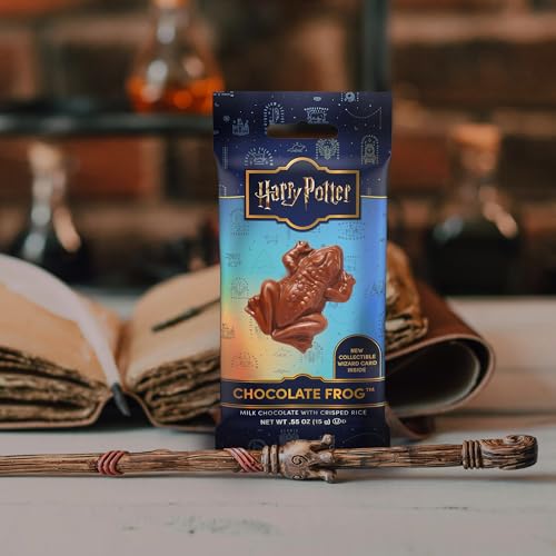 Harry Potter Milk Chocolate Frog with Collectible Wizard Trading Card .55oz