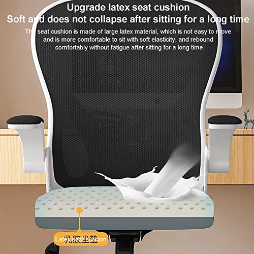 Chaise de bureau à roues fauteuil ordinateur ergonomique noir - 4