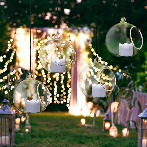 Image of Topstone Flameless Electronic Candle Lights with Remote Control, 400 Hour Battery Life, Cold White LED Realistic Flickering Candles for Home Decor, Wedding, Christmas, Votive, Jar, Centerpiece