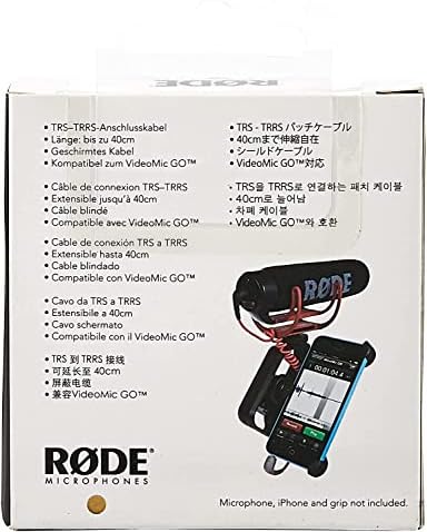 AMAILY Rode SC7 3.5mm Cable Microphone/Audio/Lavalier 3.5mm TRRS Patch Adapter Cable for iPhone Smartphone Adapter TRS to TRRS Patch Cable