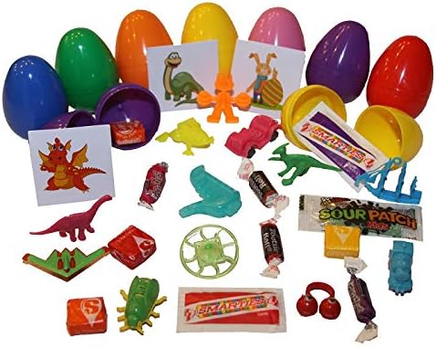1000~2 Item Assorted Easter Eggs (Candy, Toy, Sticker, Tattoo) 1000 count