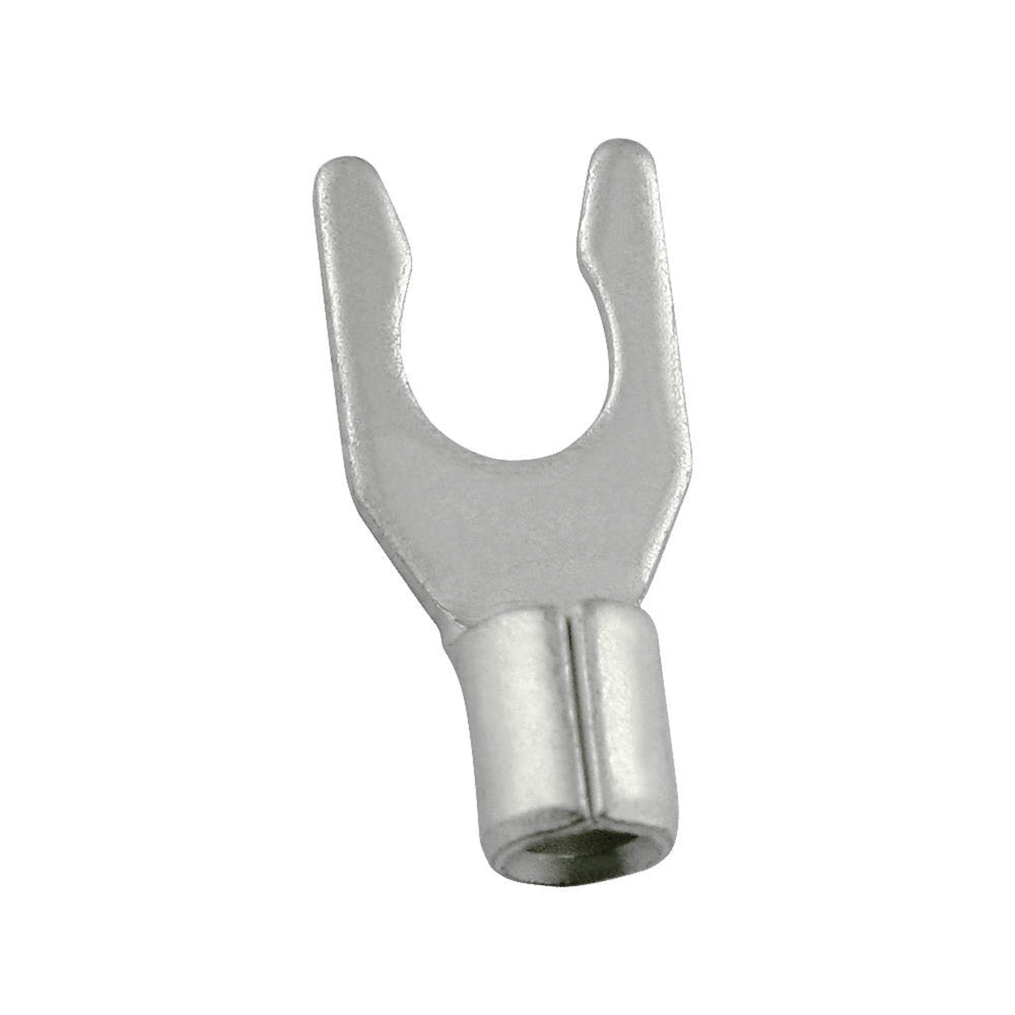 Fork Terminal, Lockng, 8 Stud, Bare, Pk50