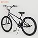 RoyalBaby 24 Inch BMX Freestyle Bike for 8-14 Year Old Beginners, Durable Carbon Steel Street Bicycle with U-Brakes & 2.35