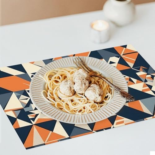Sets de table en PVC antidérapants imperméables pour table de cuisine - 8
