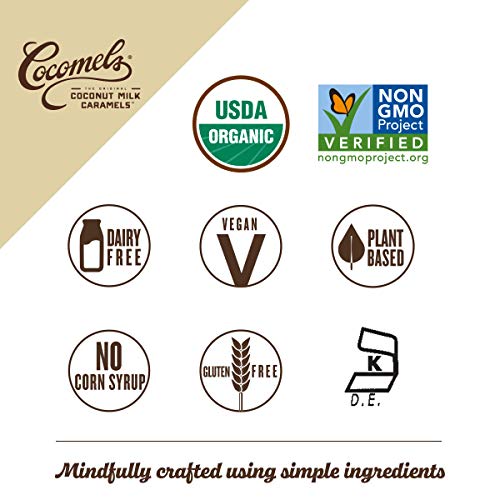 Cocomels Coconut Milk Caramels Organic Vegan Candy, Three Flavor Variety Pack, 3.5 Ounce (Pack of 3)