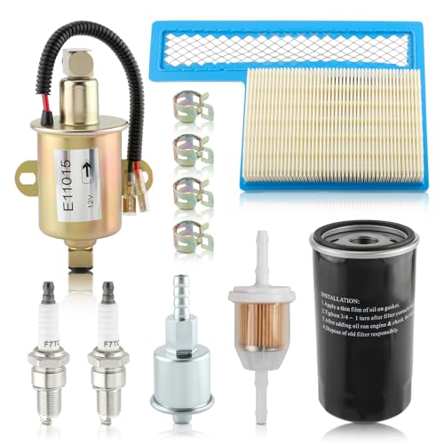 Carbhub Tune Up Kit E11015 Electric Fuel Pump Compatible with Onan RV QG Generators 5500 7000 Marquis Gold/RV QG Marquis Platinum QG EFI Engines HGJAA HGJAB HGJAC 1220836 Oil Filter 1403116 Air Filter