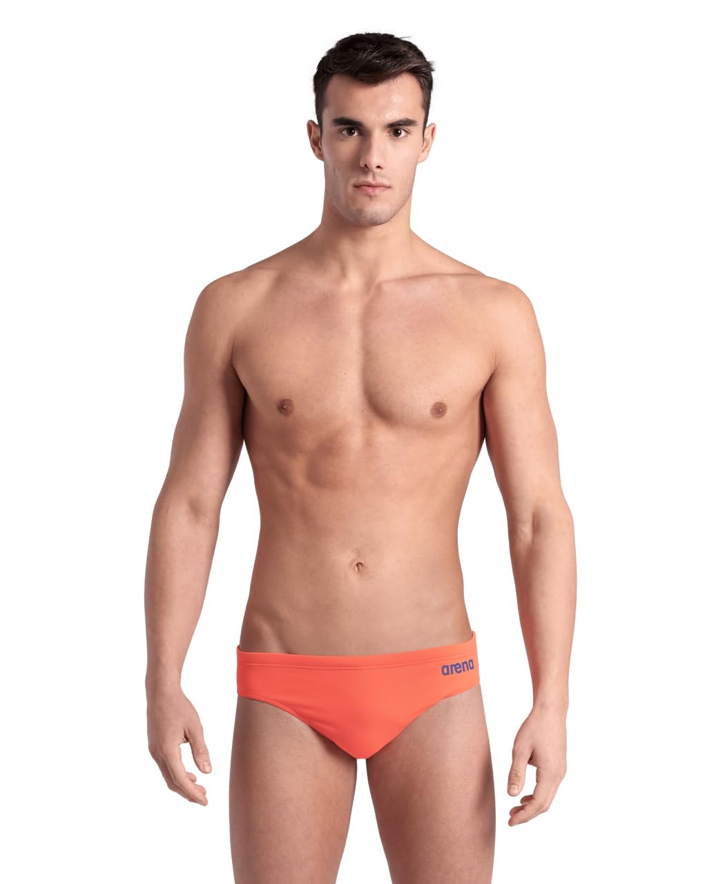 Arena Men's Team Solid Swim Brief MaxLife Athletic Swimwear Professional Swimsuit Bathing Suit