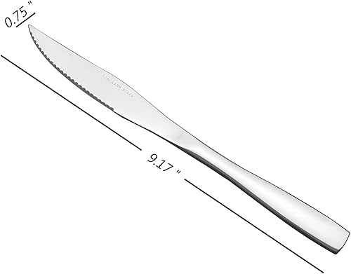 Miniatura 3 de Eagrye Cuchillos para carne de 8 piezas, acero inoxidable