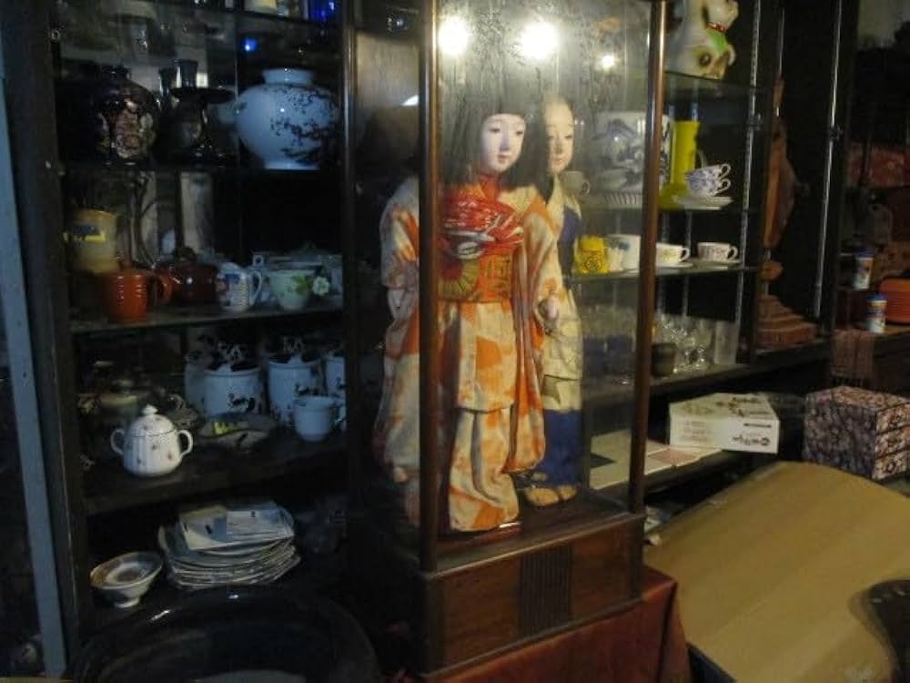 市松人形　夢わらべ　ケース入り 市松人形 日本人形 夢わらべ 女の子 2体 ガラスケース入り 節句