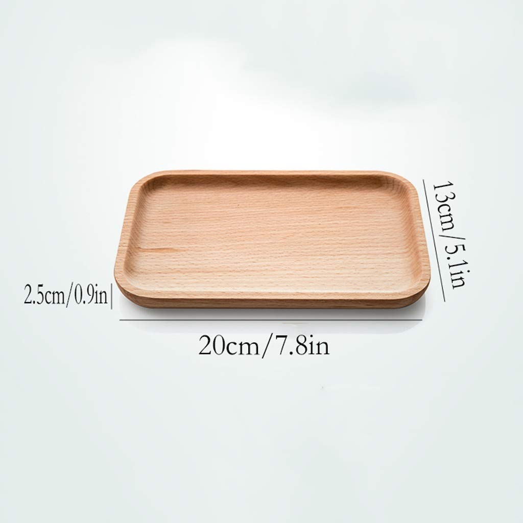 Plateau en Bois, Plateau À Collation, Plateau De Vaisselle Rectangulaire, Plateau À Thé, Plateau Ménager Créatif, Plateau À Thé en Bois, Plateau À Nourriture