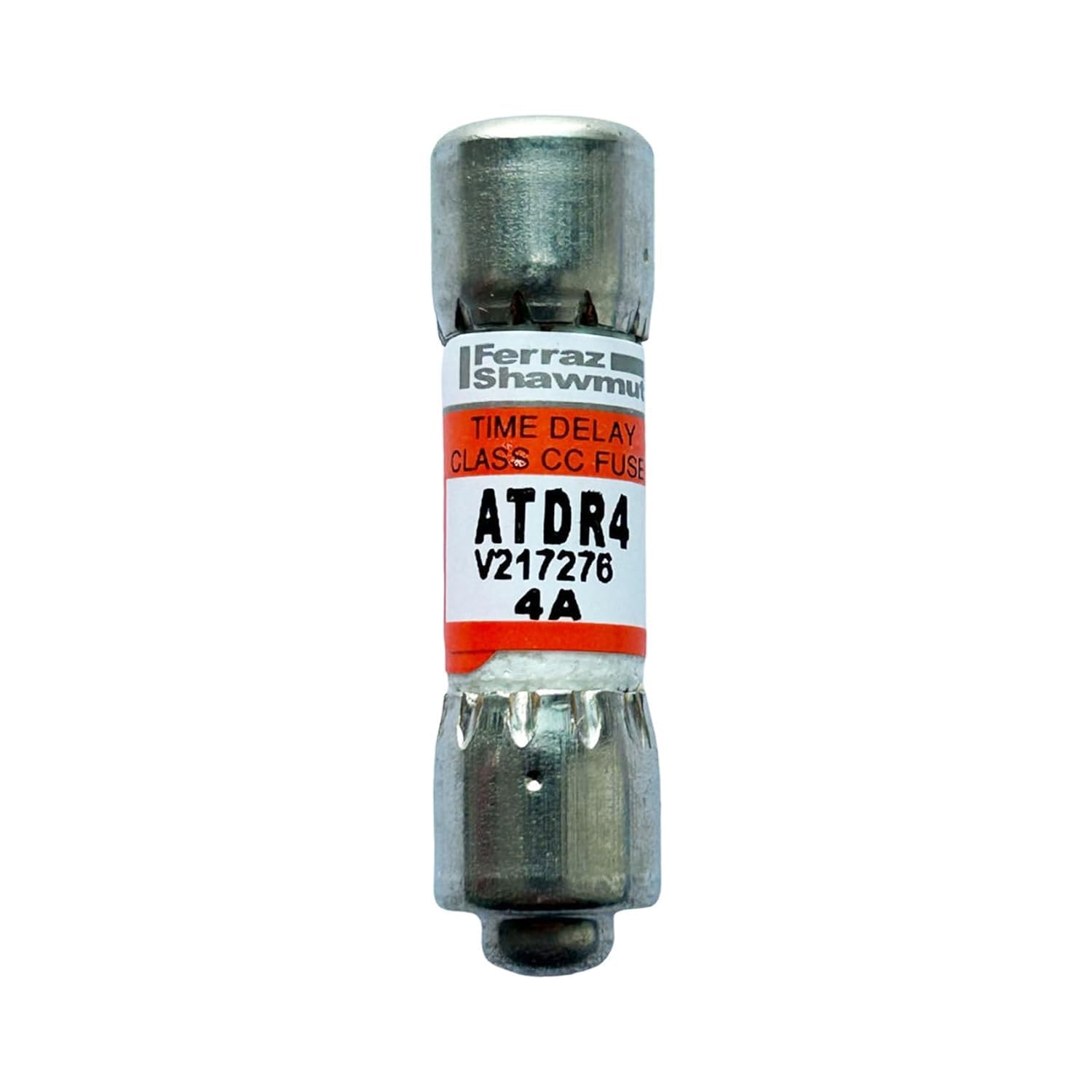 10-Pack New ATDR4 ATDR-4 ATDR-4A 600Vac Time Delay Class CC Fuse，ATDR-4A Cartridge Time-Delay Fuse