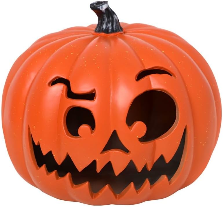 ハロのための光る装飾カラフルな LEDパンプキンランタン 電式装飾 ハロカボチャの光るオブジェ 屋外で使えるルなパンプキンランタン