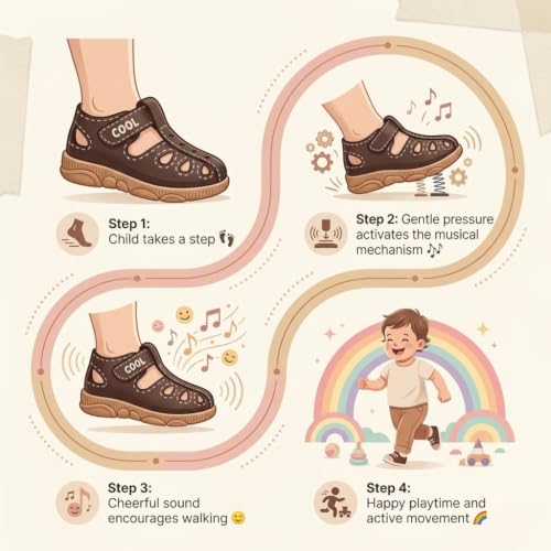 Image of Infant's Musical Sound Shoes | Age 6-22 Month |
