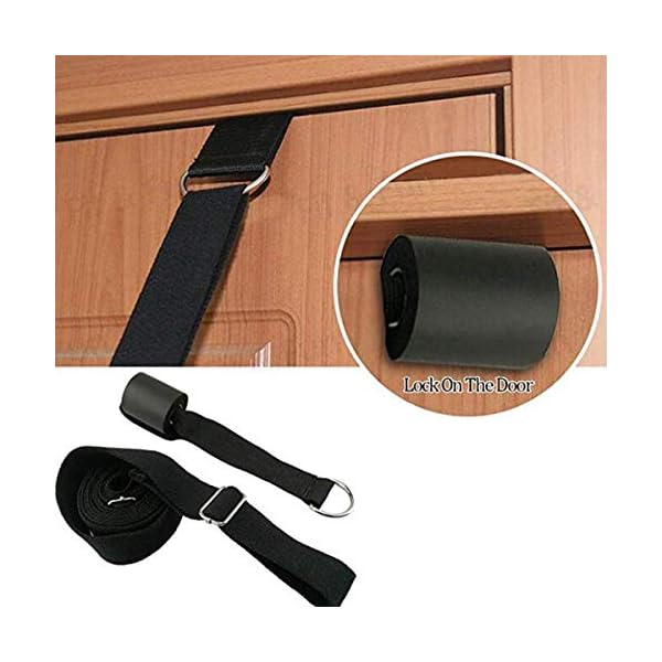 Dualshine-Leg-Stretcher-Door-Flexibility-Stretching-Leg-Strap-Great-for-Ballet-Cheer-Dance-Gymnastics-or-Any-Sport-Leg-Stretcher-Door-Flexibility-Trainer-Premium-Stretching-Equipment Dualshine Leg Stretcher Stap, Stretching with Door Stretch Strap for Flexibility - Great for Ballet Cheer Dance Gymnastics or Any Sport Trainer Stretching Equipment