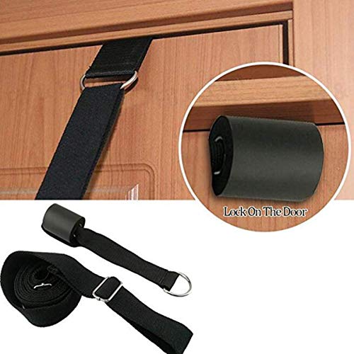 Leg Stretch Strap, Adjustable Leg Stretcher Band w/Door Anchor, Improve Leg Stretching Door Flexibility Trainer - Image 3