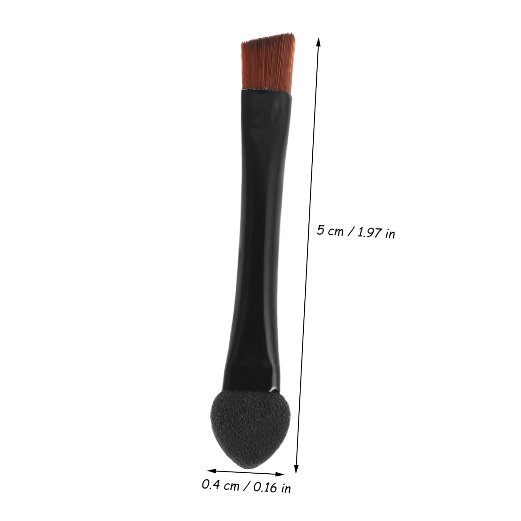 CLISPEED 20PCS Double Sided Cosmetic Brush Dual Ended Eyebrow Concealer Sponge Eyeshadow Applicator Professional Makeup Tool for Routine