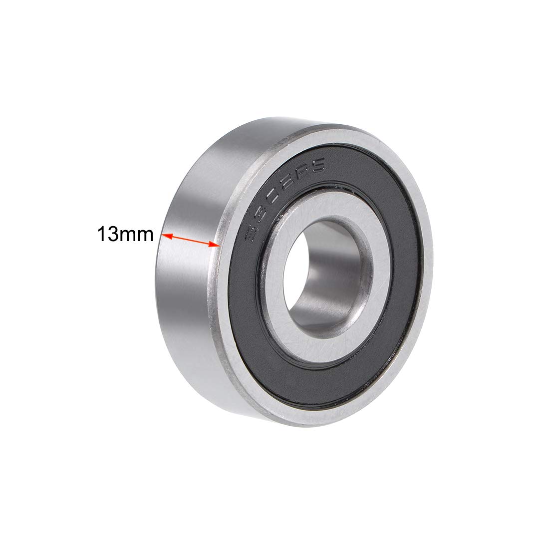 Bricolage Sourcing Map 6205ZZ Roulement à Billes Gorge Profonde 25x52x15mm Doubl