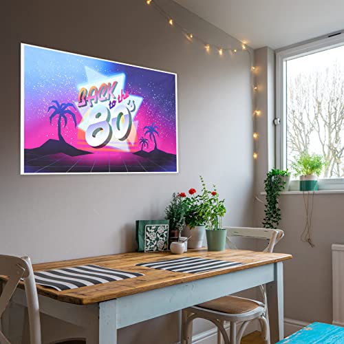 NUOBESTY Foto de Fundo Disco Party Beddrop De Volta Ao Cenário da Fotografia Dos Anos 80 para Glow C