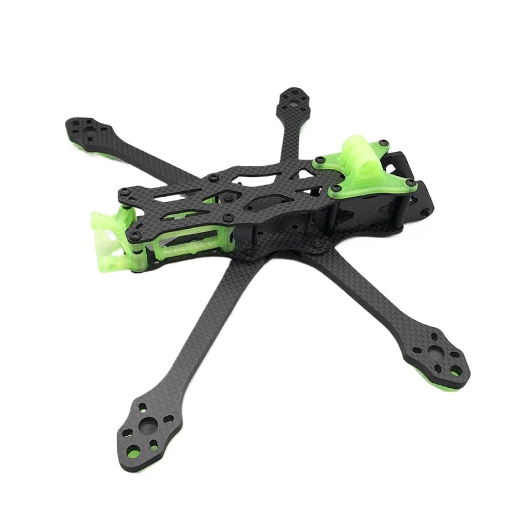 Kit telaio quadricottero in fibra di carbonio Braccio da 5 pollici passo 225 mm passo 5,5 mm compatibile con drone unità aria O3