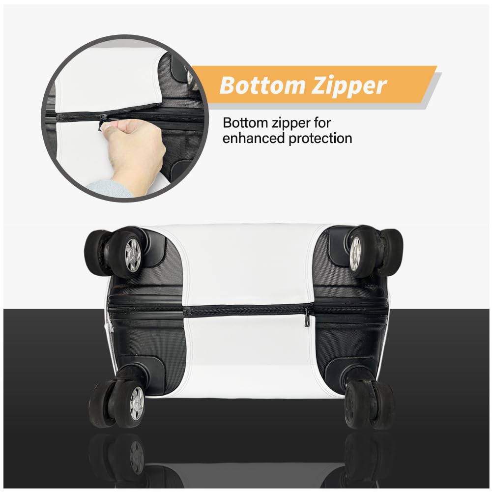 Wanyint Funda protectora para maleta con soporte para taza y asas, Geometría moderna abstracta, L