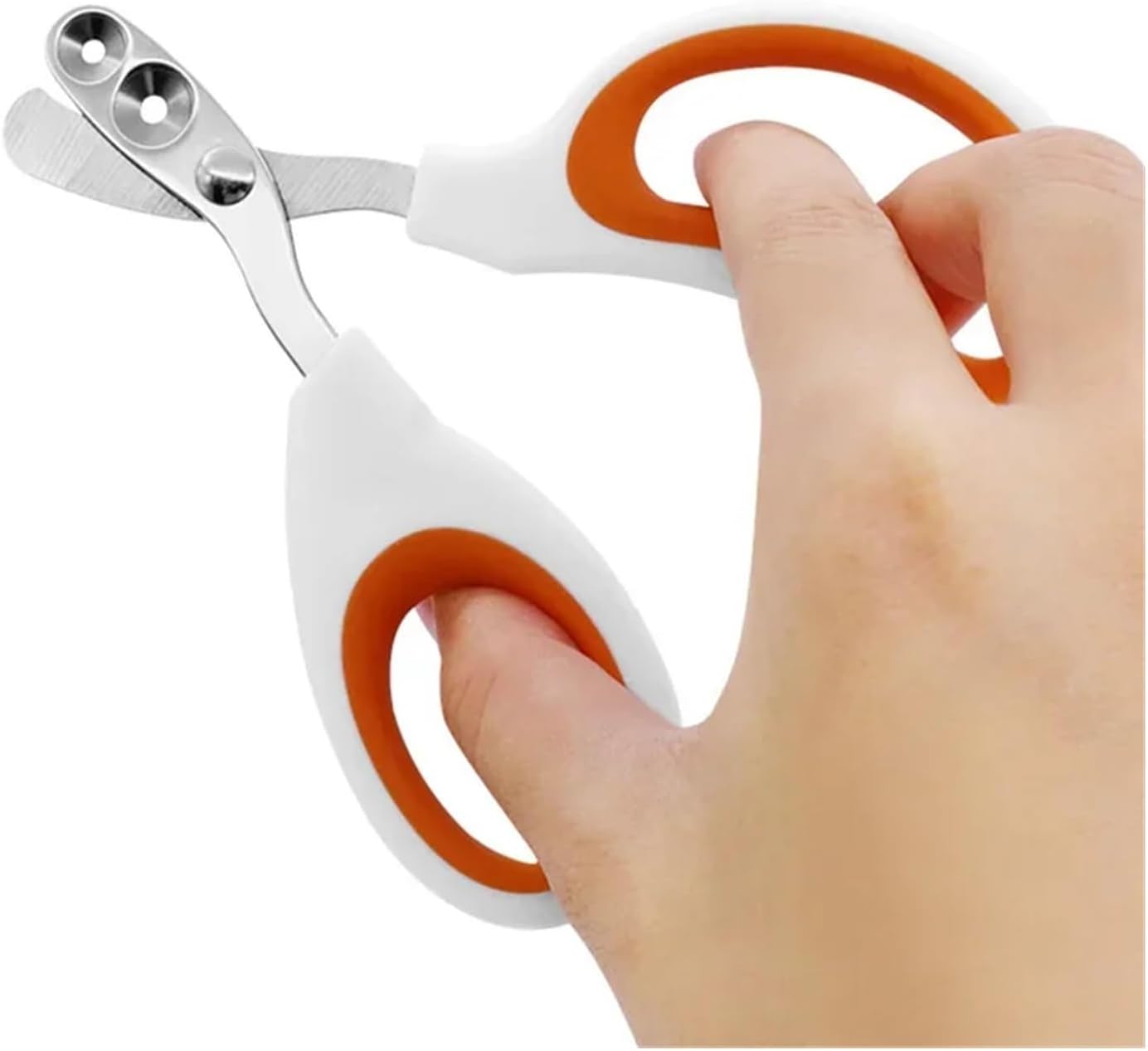 Professional Pet Nail Clipper Claw Grooming Scissors for Small Dogs Cats Accessories Cat Stainless Steel Grooming Scissors(Single Hole Blue)