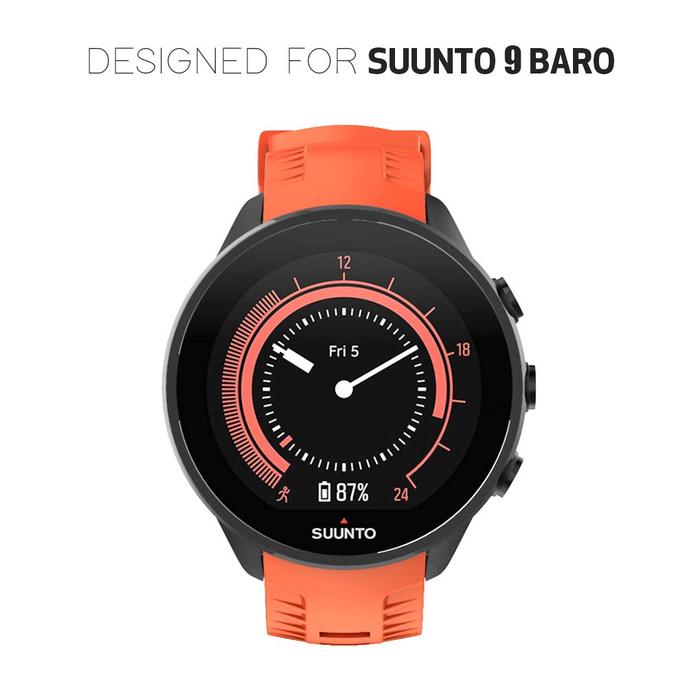NOTOCITY Kompatybilny pasek do zegarka Suunto 9 z miękkiego silikonu do zegarka Suunto 9 GPS Baro