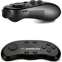Vista 2 de VR SHINECON Más reciente Control Video Play Scroll XINPUT Juego Adaptador Inalámbrico VR Joystick Gamepad Control remoto para Android IOS Smartphone