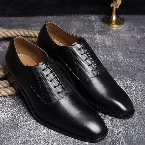 LOUIS STITCH Men's Derby Formal Shoes| Handmade Italian Leather Shoes for Men (LSEUPLDY)