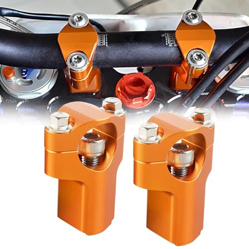Guidon Riser 52mm pour Husqvarna TC FC FE 2014-2015 Rehausseur de Moto Noir